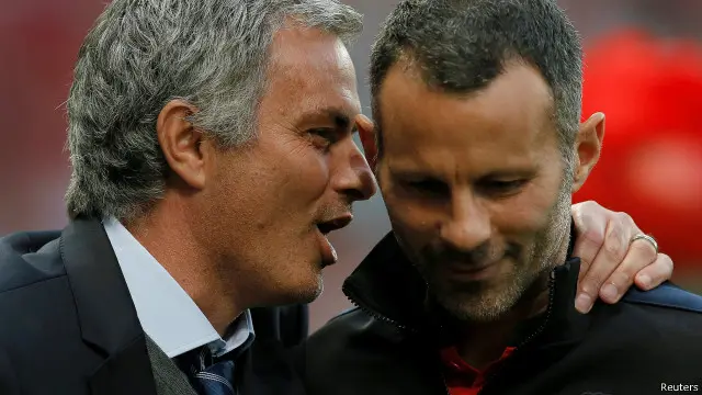 ژوزه مورینیو قصد دارد به جای رایان گیگز از روی فاریا بعنوان دستیار اول خود استفاده کند