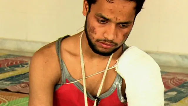 گائے کے لیے زدوکوب کا شکار نوجوان