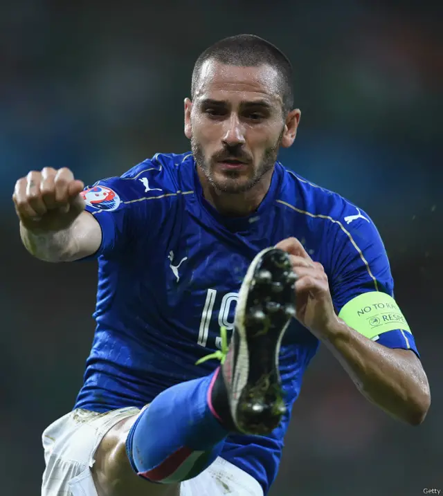 Bek tengah Italia Leonardo Bonucci, mengatakan, walaupun kecewa dengan hasil adu penalti, secara keseluruhan timnya telah tampil meyakinkan.