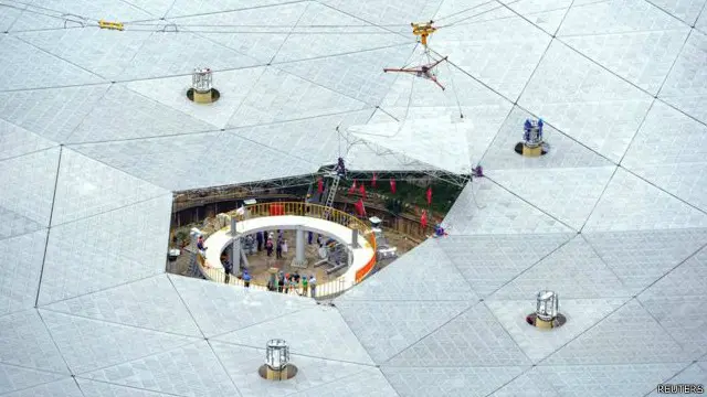 چین نے اس دور بین کی تیاری پر تقریبا 18 کروڑ ڈالر کی رقم خرچ کی ہے اور اس کو مکمل کرنے میں پانچ برس کا وقت لگا