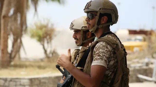 التحالف الذي تقوده السعودية تدخل في الصراع في اليمن قبل أكثر من عام