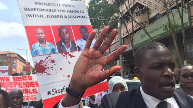Maafisa 4 wa polisi washtakiwa kwa mauaji Kenya ya wakili mteja wake na dereva wa teksi