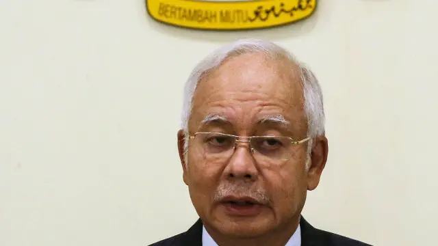 马来西亚总理纳吉布否认贪污指称。（资料图片）