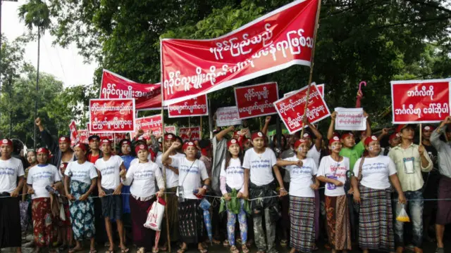 Một cuộc biểu tình của người Rohingya
