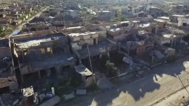 रमादी में तबाही का नज़ारा