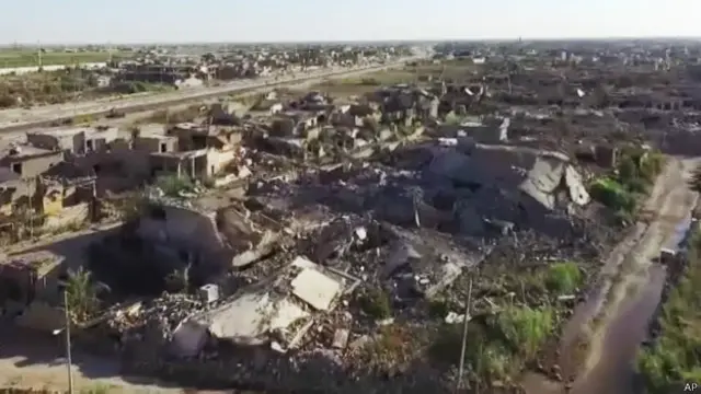 रमादी में तबाही का नज़ारा