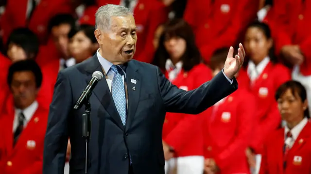 森喜朗在東京的送行儀式上講話（3/7/2016）