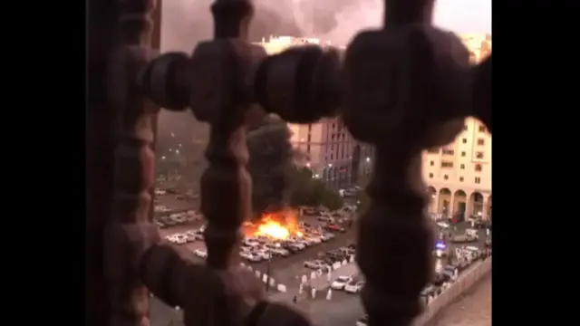 Pengeboman di belakang Masjid Nabawi