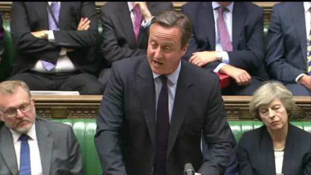 卡梅伦说，“我们需要吸取战争的教训”。