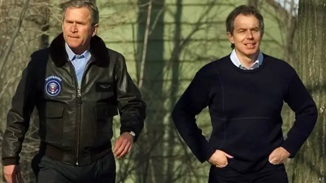 ٹونی بلیئر کے جارج بش کو خط لکھنے کے تقریباً دو ماہ کے اندر اندر دونوں کی کیمپ ڈیوڈ میں ملاقات ہوئی