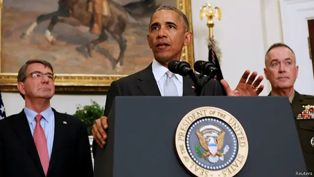 美國總統奧巴馬說，「我今天作出的決定可確保我的繼任者有推動阿富汗局勢進展的堅實基礎，以及隨著恐怖主義演變因應其威脅的彈性。」