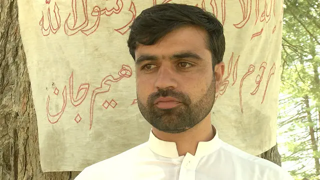 فیض محمد: "افراد به جنگل می آیند، درختان سبز را قطع می کنند و به بازار ولسوالی تنی می برند. پلیس هم از این ها پول می گیرد و اجازه می دهد که رد شوند"