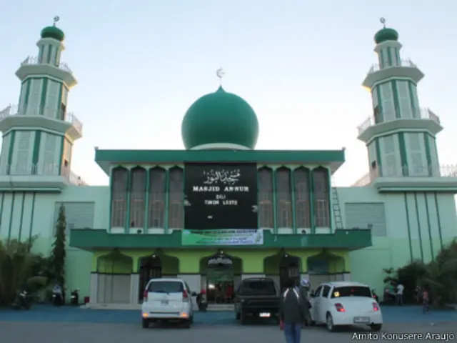 Perayaan Idul Fitri dipusatkan di Masjid An Nur, Dili.