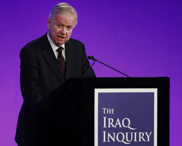 齐尔考特爵士在伦敦西敏市女王伊丽莎白二世会议中心发表伊拉克战争调查报告（6/7/2016）