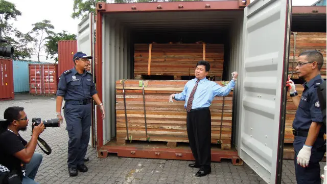 Hồi 2012, giới chức Malaysia đã thu giữ một lượng lớn ngà voi trung chuyển qua nước này, được ngụy trang dưới dạng các container gỗ
