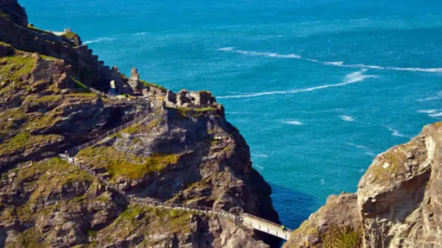 亞瑟王，歐洲，英國，不列顛，英格蘭，康沃爾，廷塔基爾（圖片來源：圖片來源：Amanda Ruggeri)