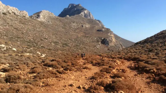 шлях до пляжу Балос