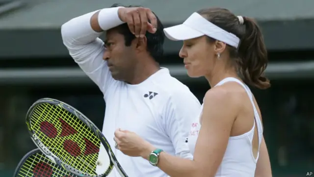 लिएंडर पेस और मार्टिना हिंगिस