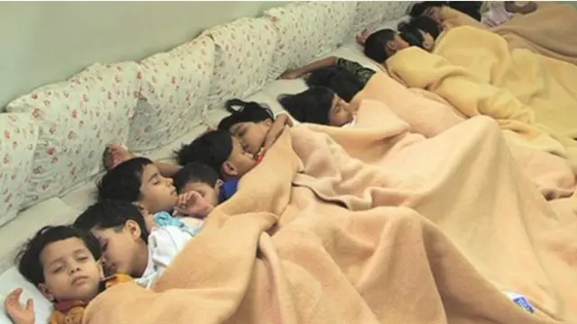 د عبدالستار ایدهي مرکز کې ګڼ داسې ماشومان پالل کېدل، چې لاوارث وو.