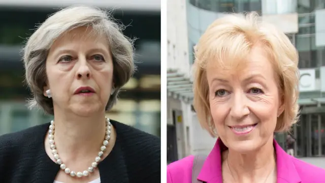 英国保守党党魁竞逐对手：文翠珊（Teresa May）和安德烈娅·利德索姆（Andrea Leadsom）