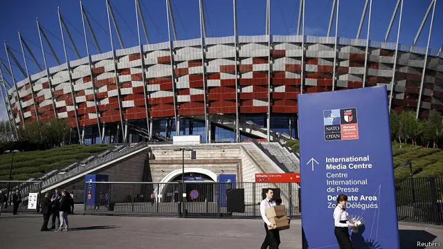 محل برگزاری نشست سران ناتو در وارسا/ورشو