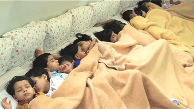 ईधी फाउंडेशन में रहने वाले बच्चे