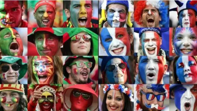 فرانس اور پرتگال کے مداح اپنی اپنی تیاریوں میں مصروف ہیں