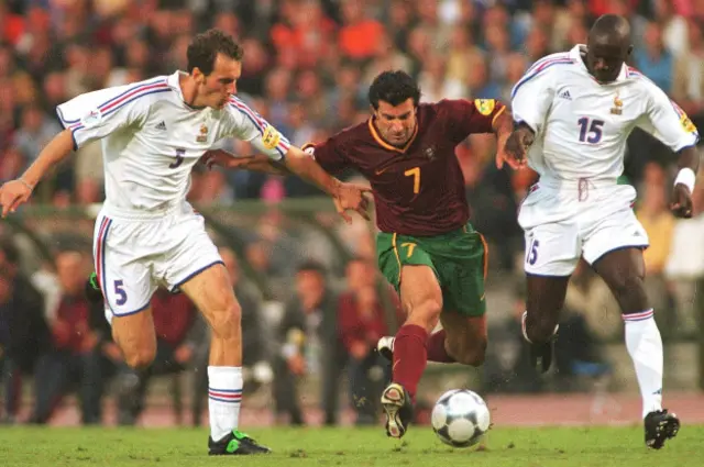 Франция и Португалия играли в полуфинале Евро-2000 в Брюсселе - 2:1 в пользу Франции