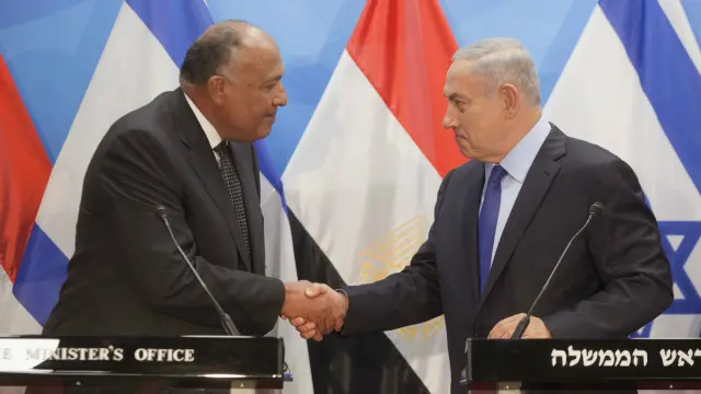Sameh Shoukry dan PM Netanyahu