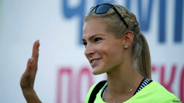 Российская прыгунья в длину Дарья Клишина