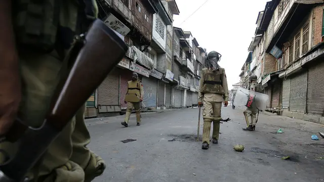 कश्मीर विरोध प्रदर्शन