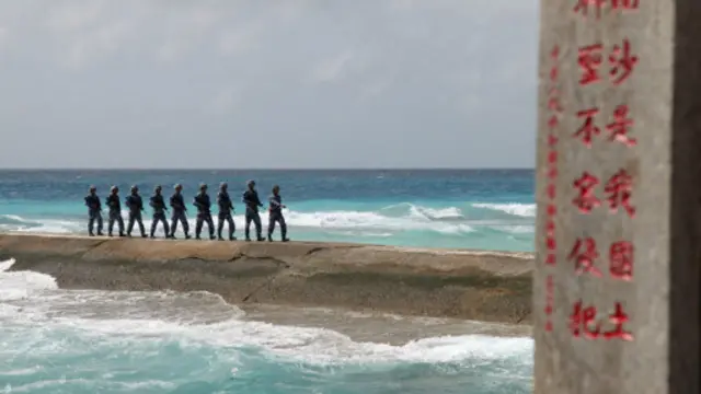 چین په سیمه کې خپل پوځي حضور ډېر کړی.