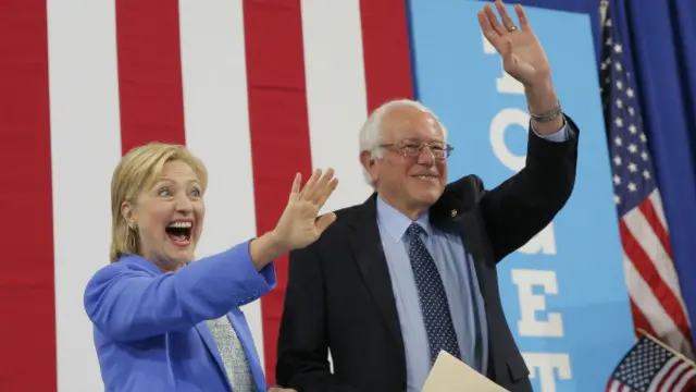 برنی سینڈرز نے اس امید کا اظہار کیا کہ ڈیموکریٹک پلیٹ فارم پر ان کا بہت زیادہ اثر ہوگا
