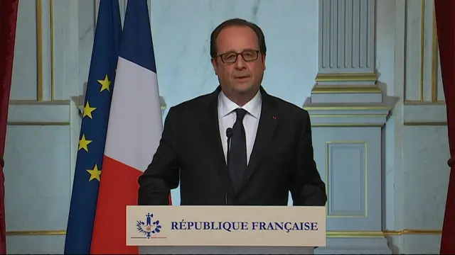 法國總統奧朗德宣佈將法國的緊急狀態延長3個月。