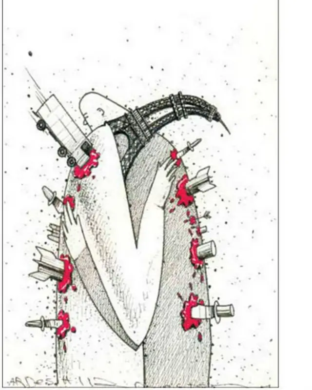 کارتون اردشیر رستمی، ایران