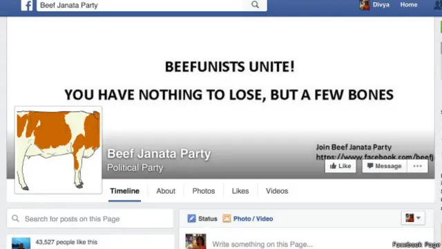 फेसबुक पेज