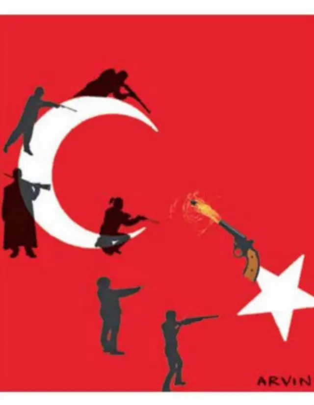 کارتون آروین، شرق