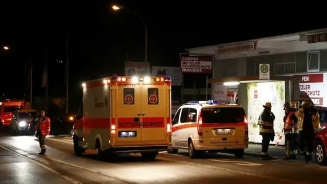 Vụ việc xảy ra đêm thứ Hai ở Wuerzburg