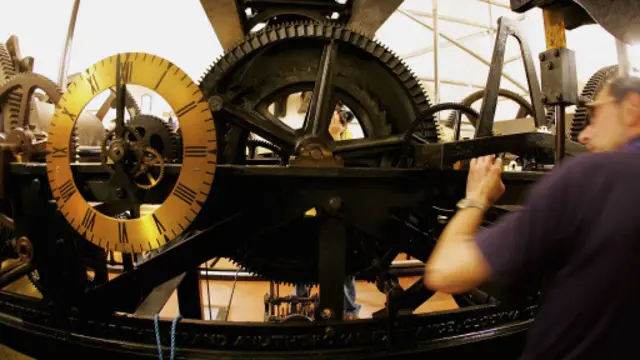 構造複雜的機芯帶動著這座全世界最負盛名的五噸重的時鐘運轉（圖片來源：Getty Images）