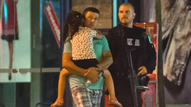 受到恐嚇的慕尼黑市民。