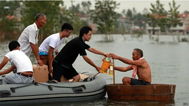 صوبہ ہیبی میں حکام کے مطابق 144 افراد ہلاک ہوئے ہیں اور 111 لاپتہ ہیں