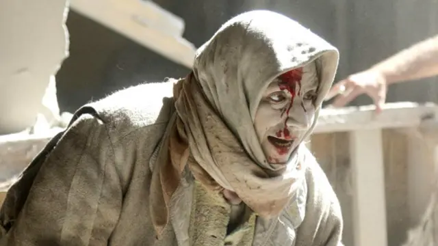 عکس عبدالرحمن از این زن بارها در رسانههای دنیا منتشر شده است. او میگوید چهره زن که گرد مرگ روی آن نشسته بود برایش تکاندهنده بوده است