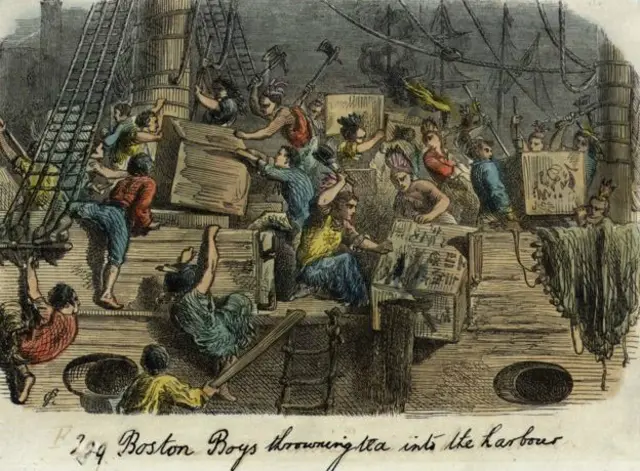 「波士頓傾茶事件」標誌著英國主控美洲開始走向終結