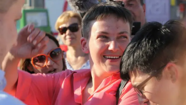 Надія Савченко у Дніпрі 