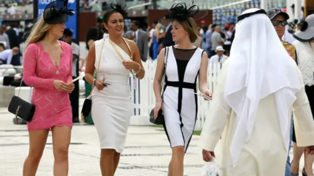 出席迪拜世界杯的客人们(图片来源:Getty Images)