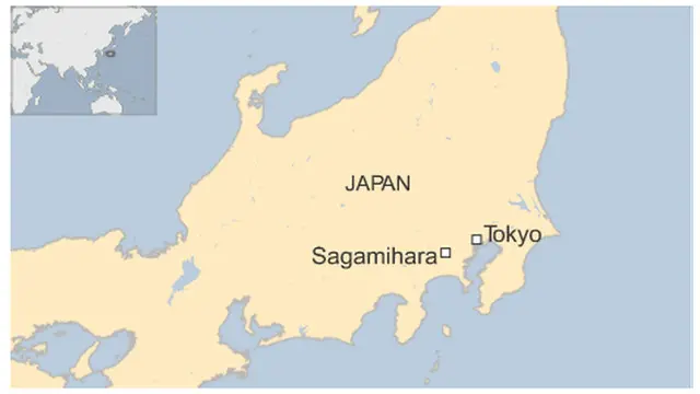 Sagamihara nằm cách Tokyo khoảng 50km là nơi xảy ra vụ việc