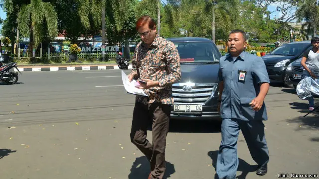 Perwakilan Kedutaan India menghadiri pengarahan yang diadakan di Kejaksaan Negeri, Cilacap.