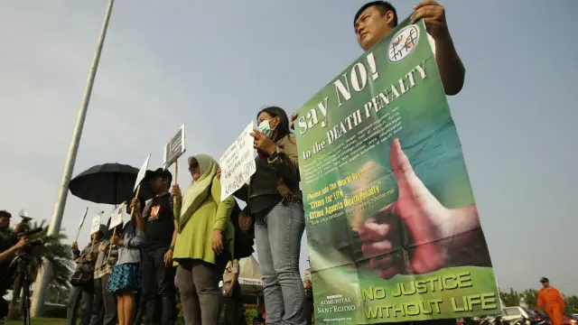 indonesia, execution, protes