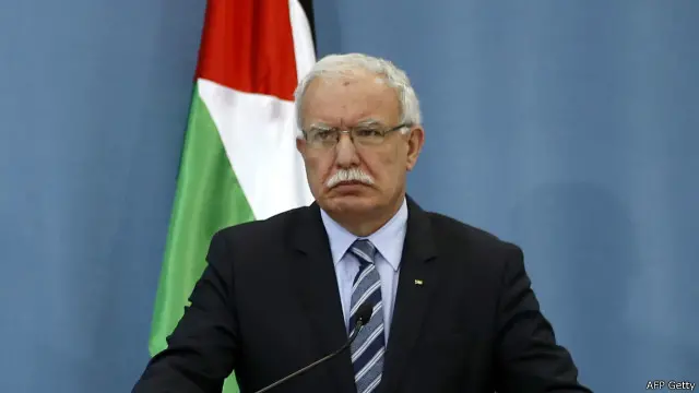 ریاض مالکی گفته است شکایت فلسطینیان به دادگاه بینالمللی ارائه خواهد شد