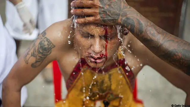 Вірянин на вегетаріанському святі 